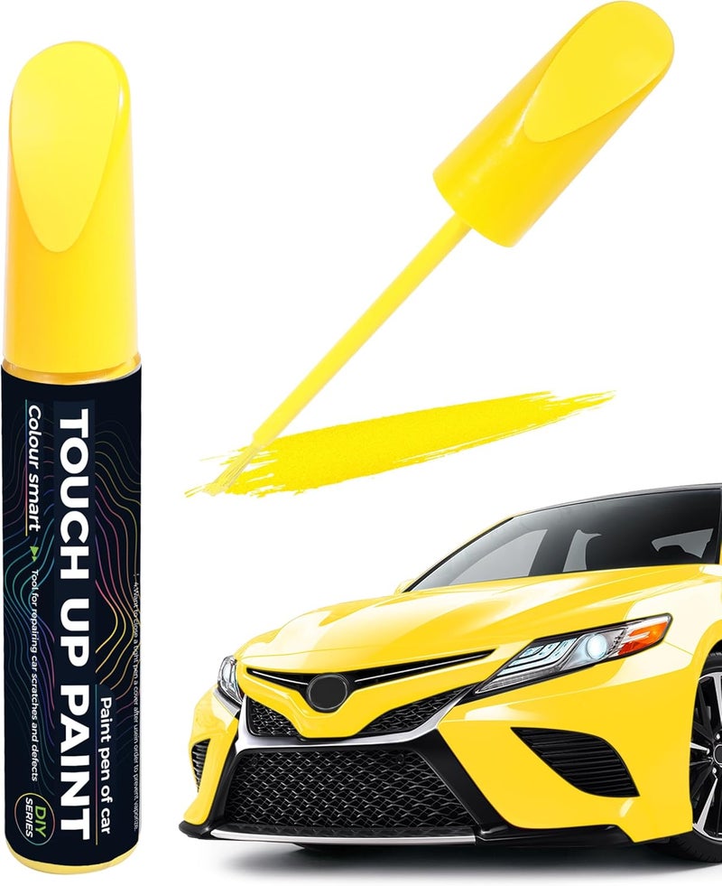 UBOG Touch Up Paint Pen,Touch Up Paint for Cars,Car Accessories Car Touch Up Paint, Automotive Paint Pen Scratch Repair,Cars Remover Scratch Paint Pen,Cars Paints Pens for Erase Auto Scratches (Yellow) - Image 1